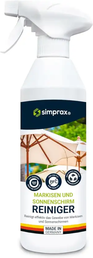 Markisenreiniger - Nachhaltiger Reiniger für Markisen & Sonnenschirme - Entfernt