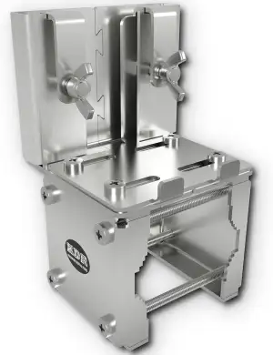 KDR Balkonfächerhalter aus Edelstahl – Halterung ohne Bohren für Sichtschutz/Sei