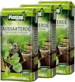 Aussaaterde 3 x 20 Liter = 60 Liter Anzuchterde Pikiererde