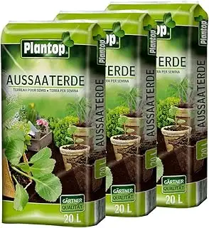 Aussaaterde 3 x 20 Liter = 60 Liter Anzuchterde Pikiererde