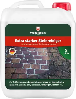 Veddelholzer Außenanlagenreiniger Steinreiniger 5 Liter Konzentrat mit Langzeitw