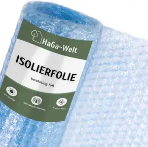 HaGa Isolierfolie – 1,5m Breite | 10m Länge – Thermofolie für Gewächshaus – Winterschutz für Pflanzen und Gemüse mit Noppenfolie – pflanzenveträgliche Luftpolsterfolie & Noppenbahn