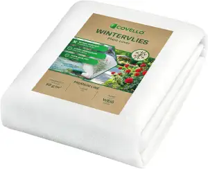 Covello Winterschutz für Pflanzen außen – Wintervlies 50g/m² – Winterschutzvlies