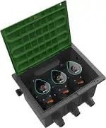 Gardena Ventilbox 9 V Bluetooth-Set: Bodeneinbaudose für den unterirdischen Einbau von batteriebe...