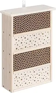 Navaris Insektenhotel aus Holz - Naturbelassenes Insekten Hotel für Fluginsekten