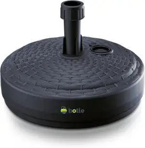 Schirmständer Schirmhalter Sonnenschirmständer Anthrazit Ständer aus Kunststoff 