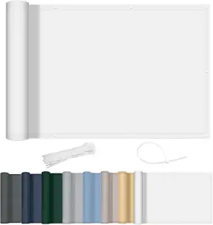 AXT SHADE Balkon Sichtschutz Wetterfest 90x300cm Balkonverkleidung Balkonabdecku