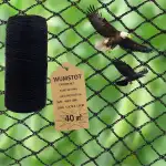 Vogelschutznetz Vogelnetze Vogelnetz PE Schwerlast: Maschenweite 1,5 cm, Robustes Netz für Garten...