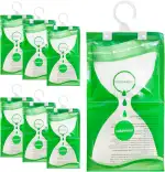Kleiderschrank Feuchtigkeitsabsorber 7 Pack Hanging Luftentfeuchter gegen Feuchtigkeit Anti-Schim...