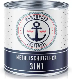 Metallschutzlack 3in1 SEIDENMATT FARBAUSWAHL Metallschutzfarbe 3-in-1 Grundierun