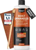 PRINOX Profi Rostumwandler 1000ml Set - Rostentferner u.a. für Auto und Fahrrad inkl. Schleifvlie...