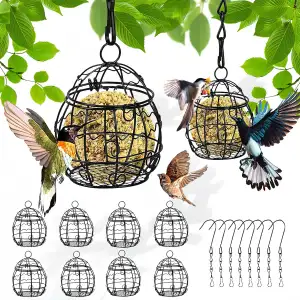 Meisenknödelhalter, 4 Stück Meißenknödelhalter Vogelfutterstation, Futterspender