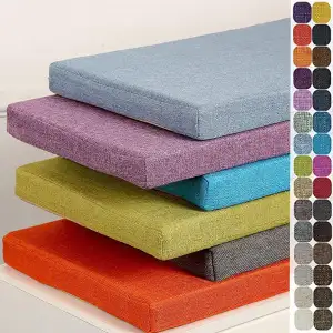 Benutzerdefinierte Bankkissen Bankauflage Stuhlkissen für Fensterbank, Abnehmbar