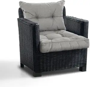 Sitzauflagen Gartenmöbel mit Rückenkissen Set - Outdoor Polster für Gartenmöbel 