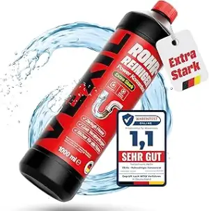 VEXIL Rohrreiniger - Profi Abflussreiniger EXTRA STARK für Extremfälle - 1L Power Konzentrat löst...