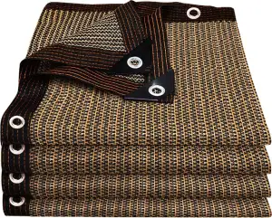 Schattennetz Garten,Sonnenschutz mit ösen,80% Schattierungsnetz für Gewächshaus Terrassendach Sonnenschutz Beschattungsnetz für Garten,Gewächshau Roof,Cooling.