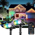 Linkind Smart RGB Solarleuchten – App Steuerung & Musik Sync, 16 Mio. Farben, MPPT Tech, IP67 Was...