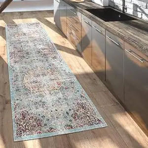 Paco Home Outdoor Teppich Balkon Terrasse Vintage Küchenteppich Orient Muster Ra