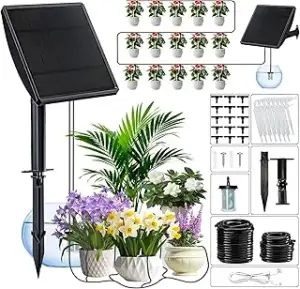Solar Bewässerungssystem, 2026 Solar Automatische BewäSserung für 15 Topfpflanze
