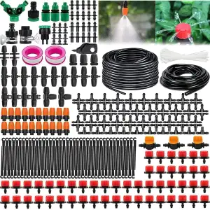 Garten BewässerungsSystem, 340Pcs Garten Bewässerung Kit,55M+15M Bewässerungsroh