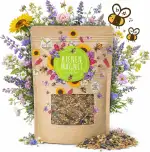 100g Blumenwiese Samen für eine bunte Bienenweide - Farbenfrohe & nektarreiche Wildblumensamen Mischung für Bienen & Schmetterlinge (inkl. GRATIS eBook)