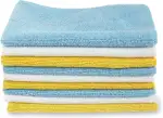 Amazon Basics Mikrofaser Reinigungstuch, 12 Stück, Mehrfarbig, 30.5 L x 40.5 B cm