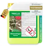 ABACUS® Steinreiniger Extrem, intensiver Steinreiniger für außen mit Sofortwirkung, entfernt sofort Schmutz, Grünbelag, Flechten & Algen in Minuten, Steinreiniger Intensiv außen 5 Liter