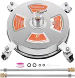 M MINGLE Flächenreiniger 36cm (14 Zoll), für Hochdruckreiniger mit 2 Verlängerungen, 1/4 Zoll Sch...