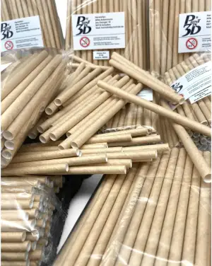 Niströhren für Solitärbienen – 300 Stück Nisthülsen für Mauer- & Wildbienen, 145