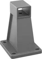 SONGMICS Wandhalterung für Seitenmarkisen, Wandhalter, Auszugsfixierung, nur für SONGMICS Seitenmarkisen mit Stahl-Standpfosten geeignet, grau GSA505Y01