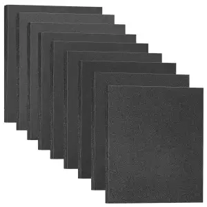 STEBRUAM 18 Stück Schleifpapier Set,Trocken Nass Sandpapier 120/180/240/320/400/