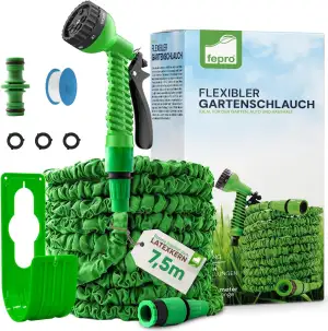 Flexibler Gartenschlauch mit 7 Funktion max.7,5m basic, Wasserschlauch flexibel 