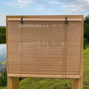XiuXiu Bambusrollo Bambus Rollos Raffrollos Rollo aus Bambus aussenbereich sicht
