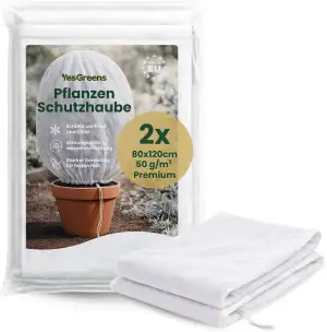 Pflanzenschutzhaube für Pflanzen – 2 Stück 80x120 cm – Extra dick 50 g/m² Winter