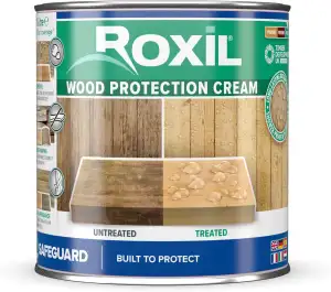 Roxil Holzlasur Creme - Holzimprägnierung für außen – Wetterfeste Imprägnierung 