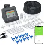 Brandson - Bewässerungssystem Smart Home – Wlan mit App Tuya Smartlife – 2,4 Ghz - automatische Tröpfchenbewässerung Set - Innen- und Außeneinsatz – Garten Balkon Terrasse