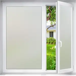 Haton Fensterfolie Blickdicht Milchglasfolie Sichtschutzfolie Fenster Selbsthaft