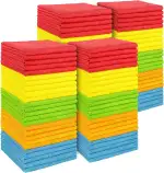 AIDEA Mikrofasertücher Mikrofaser Reinigungstücher 100 Pack, Allzweck Autotuch, fusselfrei, kratz...