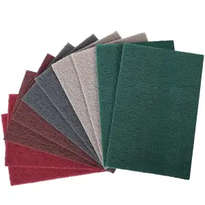 10er Schleifvlies Pads 150x230mm Set, Schleifvliesmatte 5 Körnung 400/600/800/10