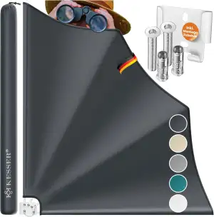 KESSER® Balkonfächer klappbar mit Wandhalterung | 140x140cm | Sichtschutz Balkon