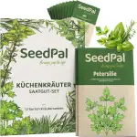 Kräutersamen Set - 12 Beliebtesten Küchenkräuter - Kräuter der Provence, italienische Kräuter - Kräutergarten für Küche oder Balkon - Samen Saatgut - Gartenkräuter Sorten