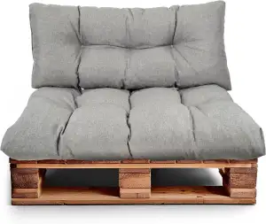 Palettenkissen Set Wetterfest – Sitzkissen für Europaletten Wasserdicht – Palett