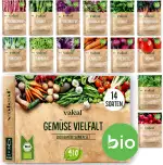 BIO Gemüse Samen Set - 14 Sorten Gemüsesamen aus biologischem Anbau, samenfestes Gemüse Saatgut, ...