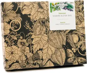 Magic Garden Seeds - Essbare Blüten (Bio) - Samen Geschenk Set mit 4 schönen und