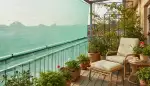 Balkon Oase mit Beschattungsnetz schaffen