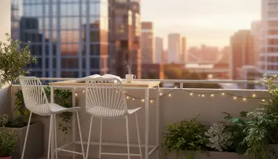 Balkon Barhocker klein: Platzwunder für Ihre Oase