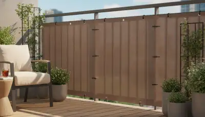 Balkon Privacyscreen: Stilvoller Schutz vor Blicken und Sonne