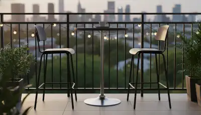 Dein Balkon-Stehtisch: Mehr Platz