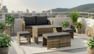 Ihr Rattan-Set: Langlebig & Schön