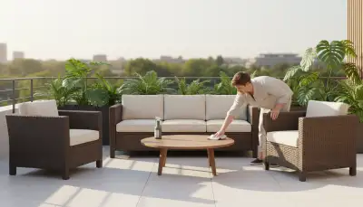 Polyrattan reinigen: So bleibt es schön